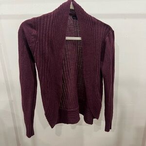 Wine colored cardigan
